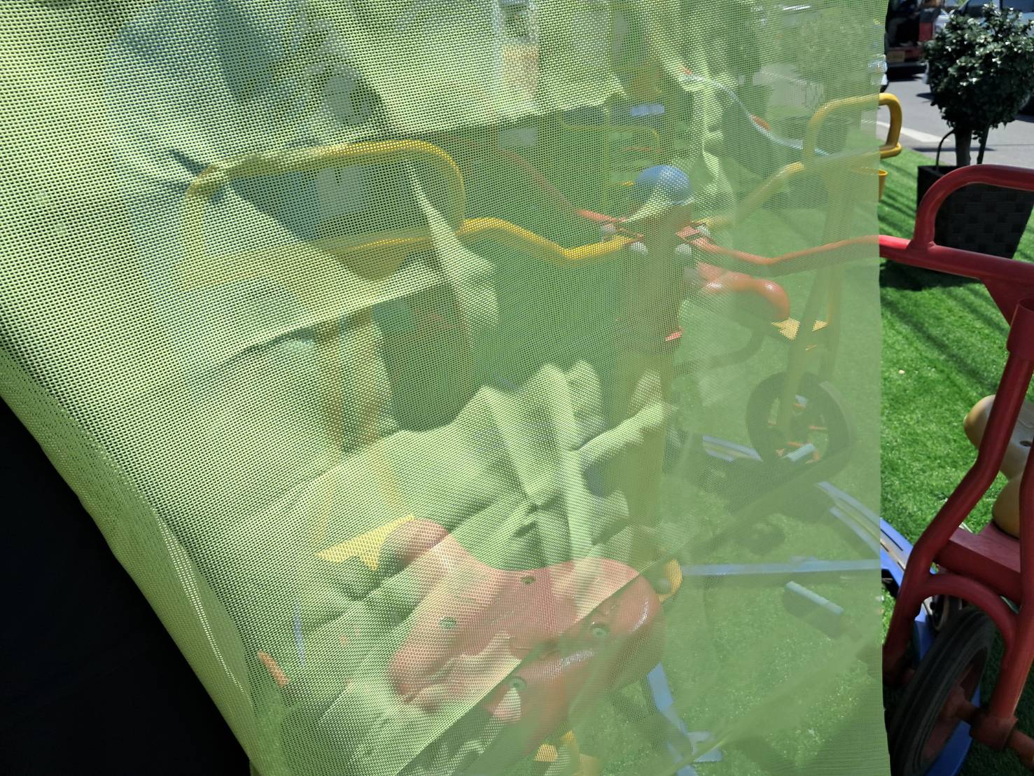 pvc solar screen ผ้าใบมีรู