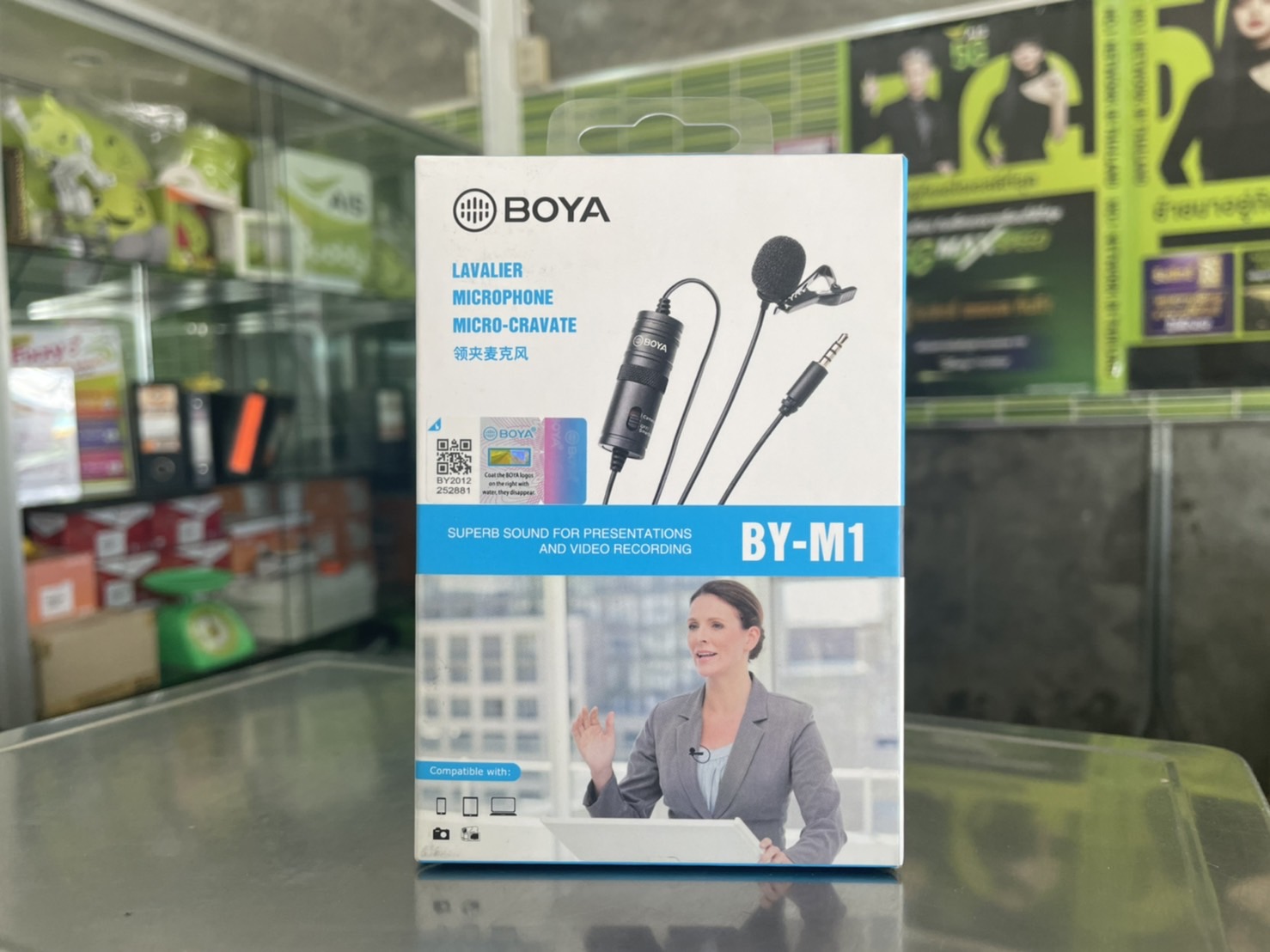 BOYA BY-M1 Omni Directional Lavalier Microphone รับประกันสินค้า 2 ปี