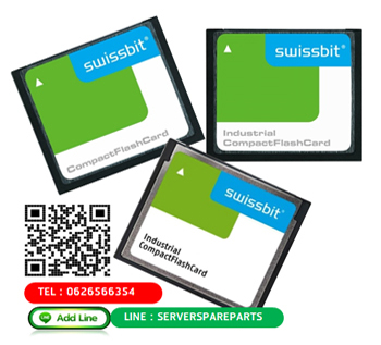 SWISSBIT, SFCF0512H1BK1TO-I-MS-553-SMA ,Compact Flash Card,512MB ,C-300 ,SLC, -40°C ~ 85°C