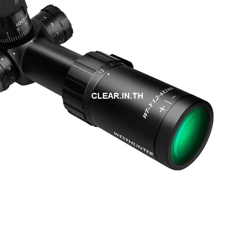 กล้องติดปืน WESTHUNTER WT-Y 1.2-6X24IR scope Compact