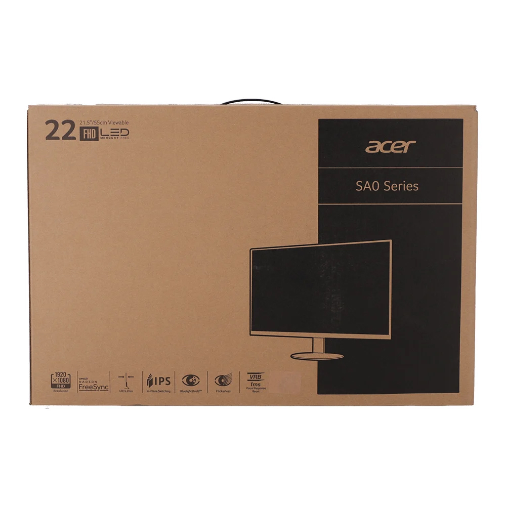Monitor Acer LED 21.5” SA220QBbix PSI,60Hz (UM.WS0ST.B02) ประกันศูนย์ไทย