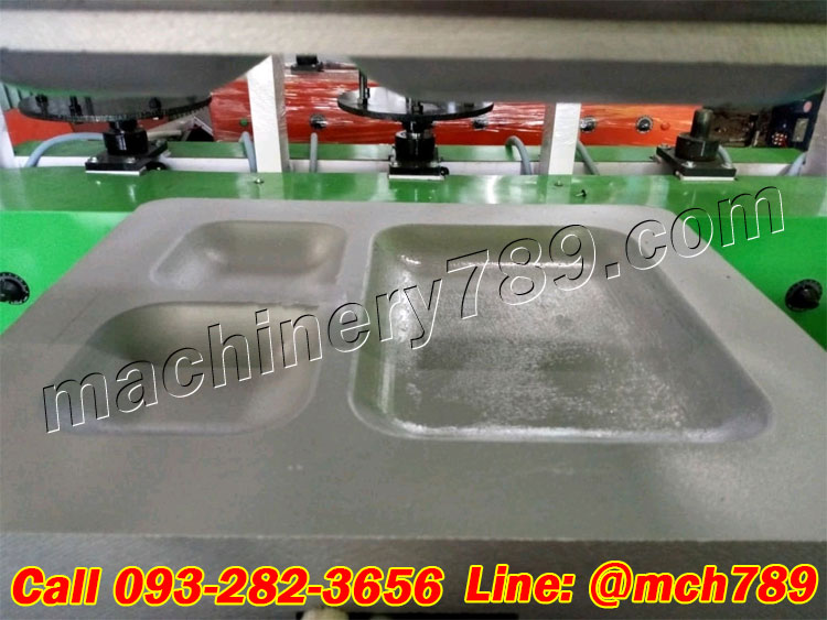 เครื่องอัดกาบหมากกึ่งอัตโนมัติ รุ่น MC-01 เครื่องขึ้นรูปจานกาบหมาก เครื่องทำจานกาบหมาก Semi Automatic Leaf Plate Making Machine