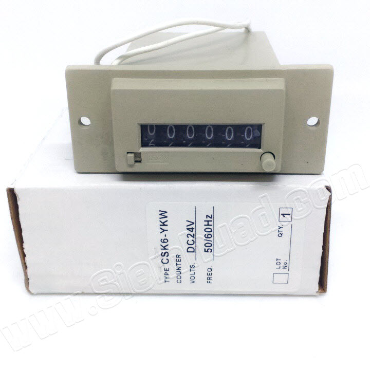 เคาน์เตอร์นับจำนวน 6 หลัก COUNTER (ZT) CSK6-YKW 24VDC, 220VAC