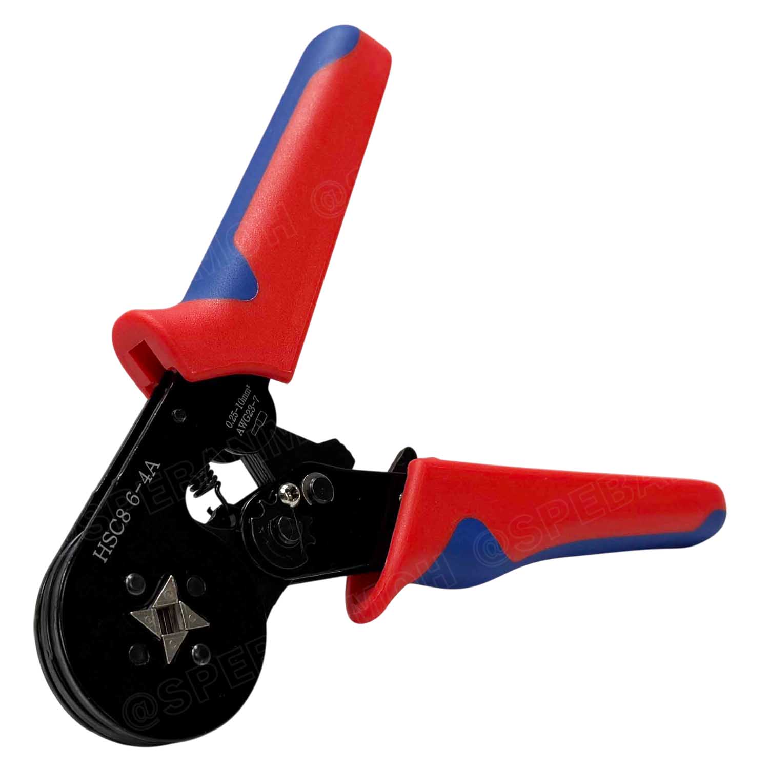 [ 1 ชิ้น ] HSC8-6-4 รุ่นประหยัด คีมย้ำหางปลา คอร์ดเอ็น หางปลาเข็ม 0.25-10 mm² Crimping Terminal For Coed End คีมย้ำสลิปเข้าปลายสาย ย้ำสายไฟ Wire ferrules End sleeves 23-7AWG คีมอเนกประสงค์ ด้ามจับ แบบ 4 เหลี่ยม CRIMPING TOOLS 0.5 1.5 2.5 4.0 6.0 10.0 m