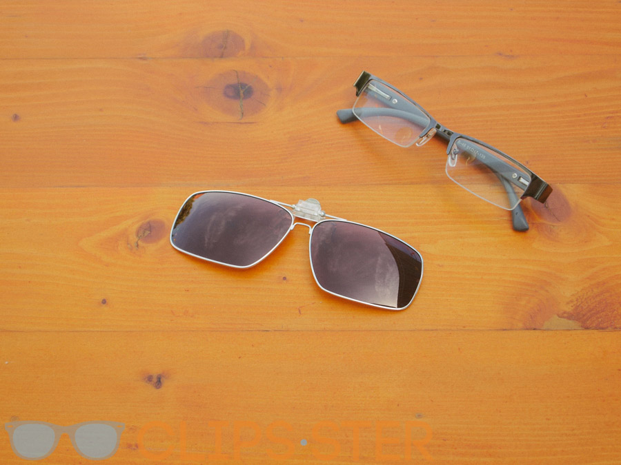 คลิปออนกันแดด Clipsster รุ่น Trapster เลนส์น้ำตาล