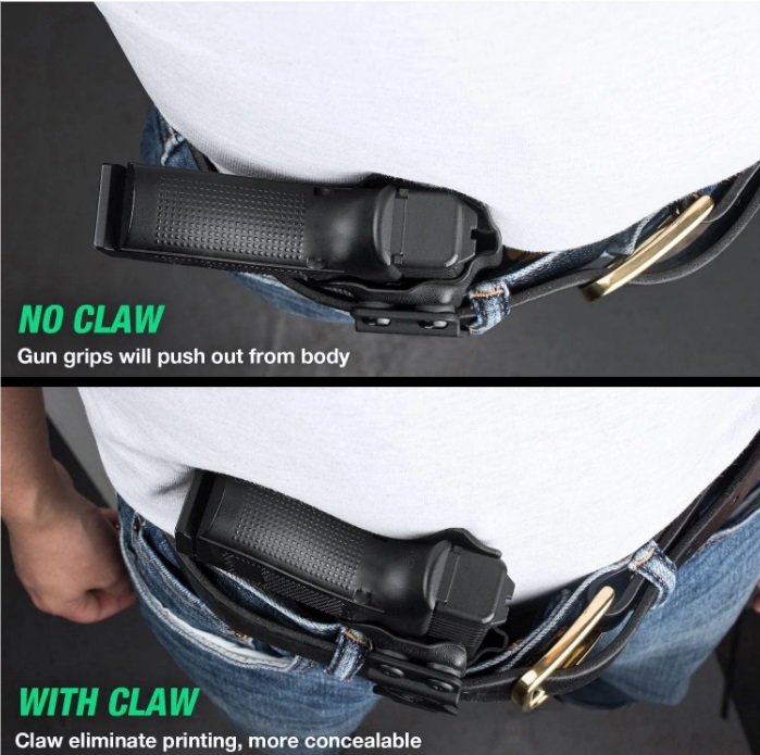 ซองพกใน Glock17/19/19X/44/45 Gen(1-5) & Glock 23/32 Gen(3-4) holster with Claw Red Dot Optics Cut Trigger Guard Holsters for Fat Guys | WARRIORLAND ส่งจากประเทศไทย