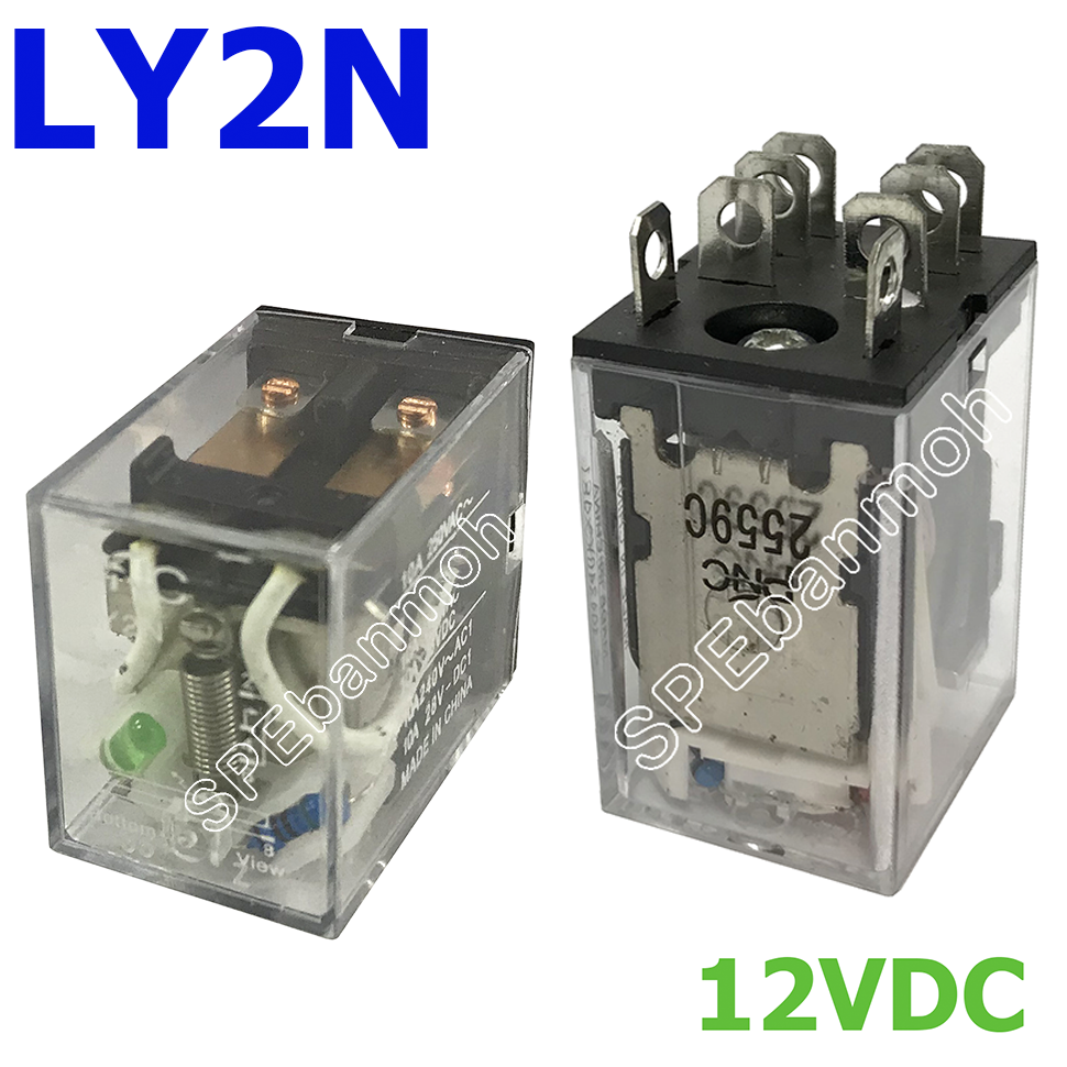 LY2N-12DC รีเล์ย์ LY2 (LY2 Relay) 12VDC 10A 250VAC 10A 28VDC