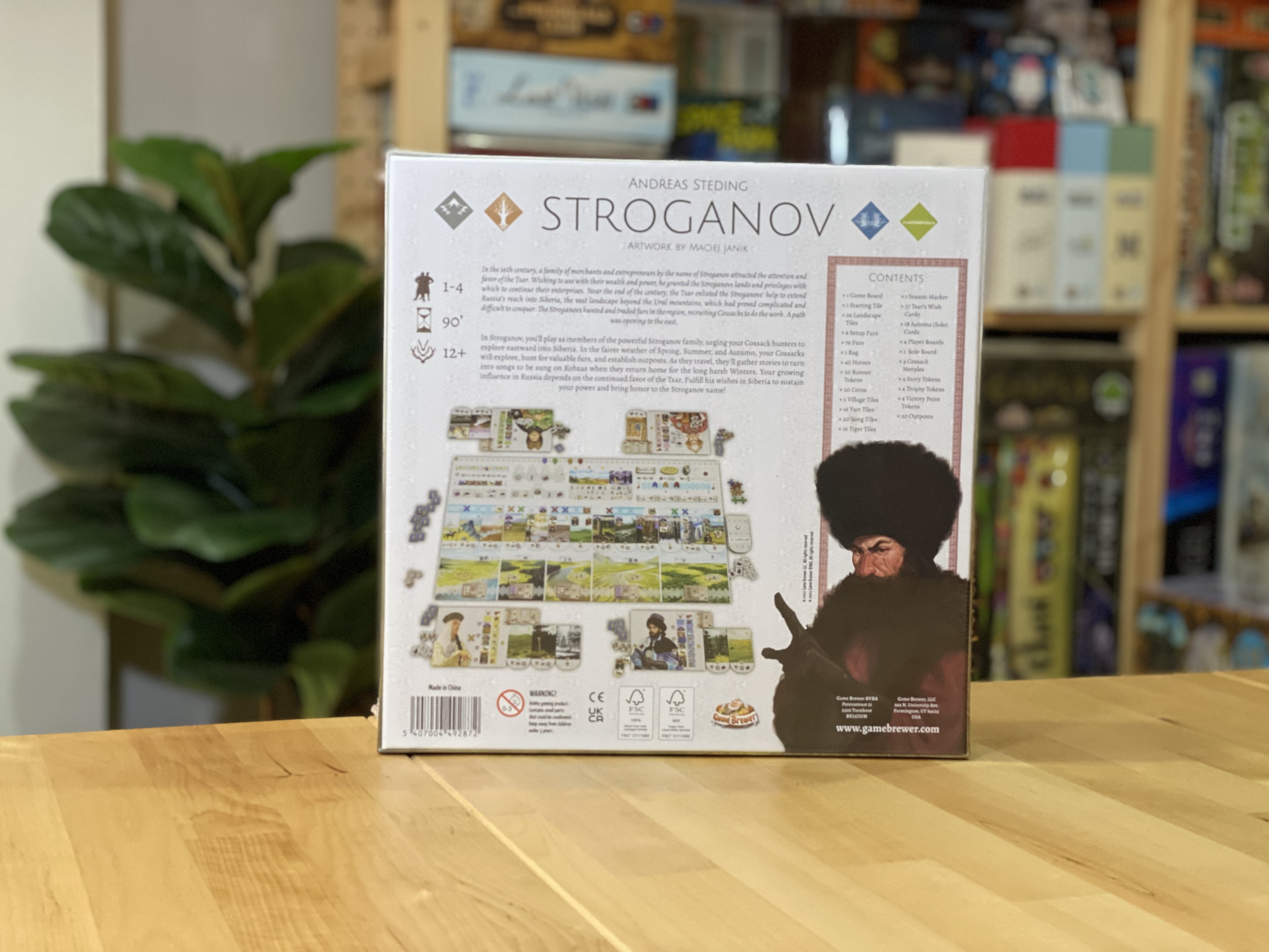 Stroganov บอร์ดเกมของแท้