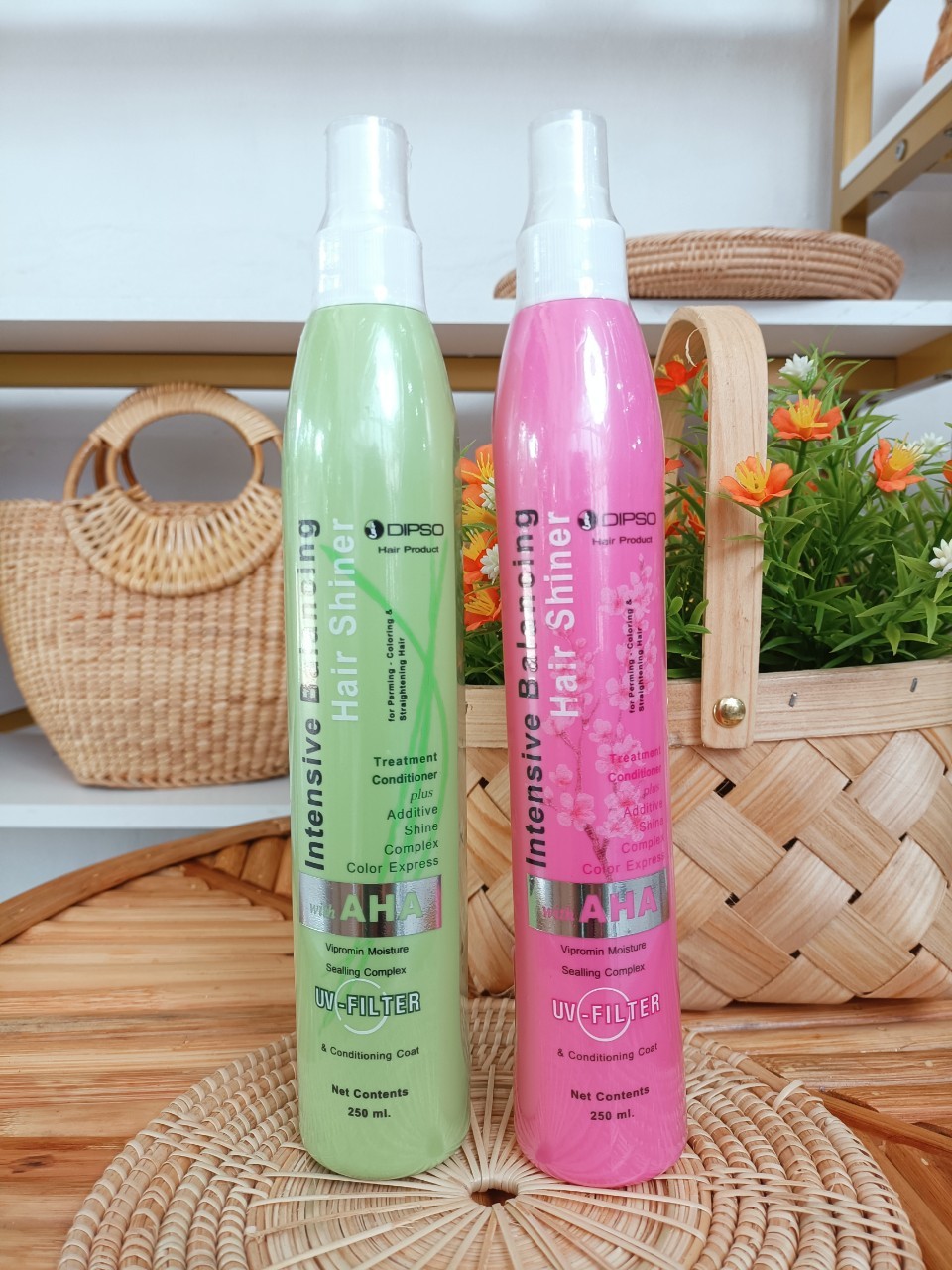 สเปรย์อาหารผม ป้องกันความร้อน DIPSO Intensive Balanoing Hair Shiner