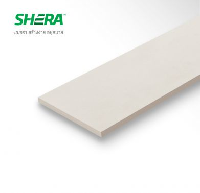 ไม้ฝาสเปลนดิดเฌอร่า รุ่นวิจิตรชงโค ผิวเรียบ สีธรรมชาติ Shera (1 x 20 x 300 cm)