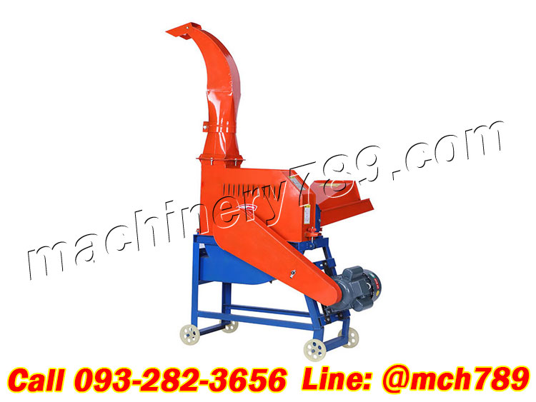 เครื่องสับหญ้าอเนกประสงค์ กำลังผลิต1.5-3.5 ตัน/ชม. เครื่องสับหญ้าเนเปียร์ เครื่องย่อยทางมะพร้าว เครื่องสับย่อยอเนกประสงค์ เครื่องสับต้นข้าวโพด เครื่องสับต้นอ้อย Mini Feed Grain Straw Grinder Mill / Grass Grinding Machine