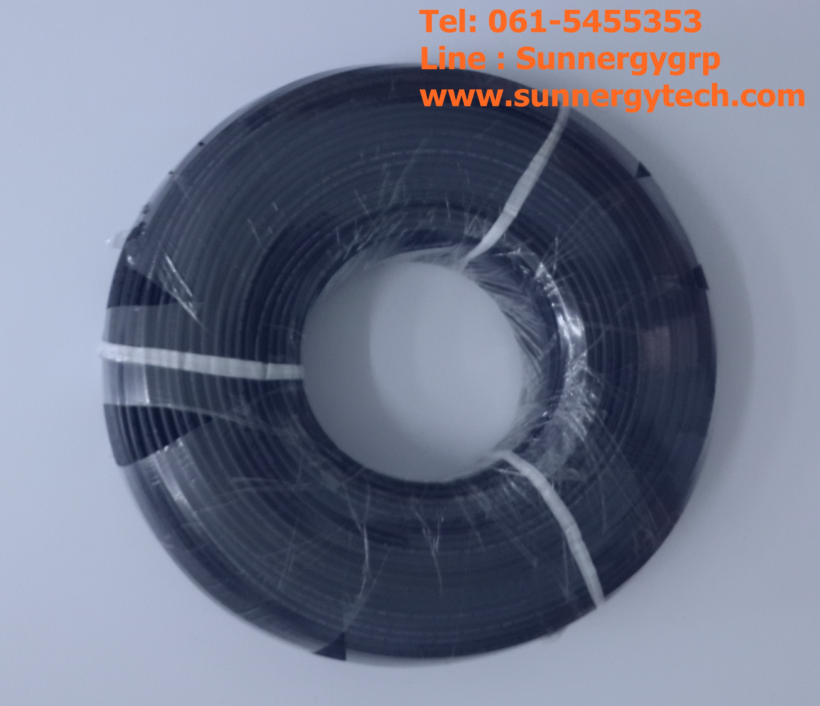 cable & connector(สายไฟ) ขนาด 2.5mm2 Black