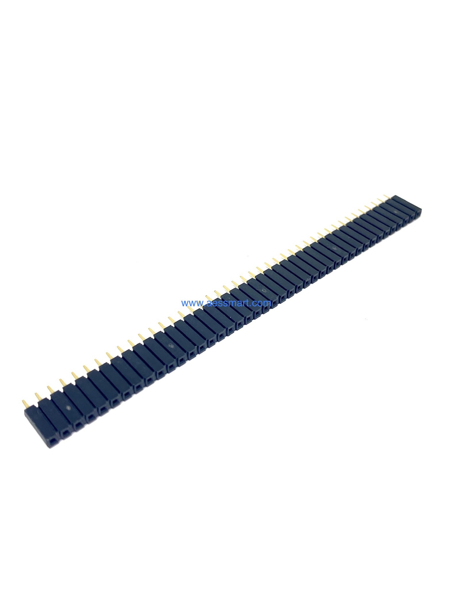 FHU-1X42SG : Female Header 42 Pins,Single Row,Pitch 2.54mm,Straight pin height 8.5mm,Lead length 3.0mm