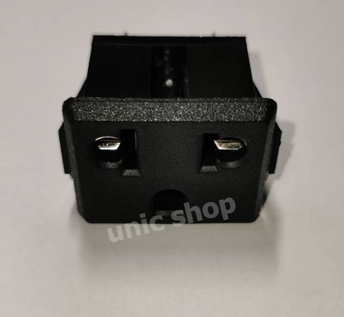 ปลั๊ก ac socket แบบ2ขั้วพร้อมสายดิน