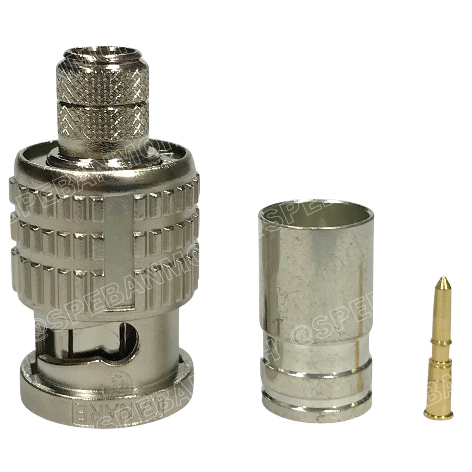 [ 1ชิ้น ] BCP-B53 75 Ohm BNC Connector for L-4.5CHD บีเอ็นซีคานาเร่ 75โอห์ม บีเอ็นซี 75Ohm BNC Connector บีเอ็นซี คอนเนคเตอร์ Canare BCP-B53 75 Ohm BNC Crimp Plug