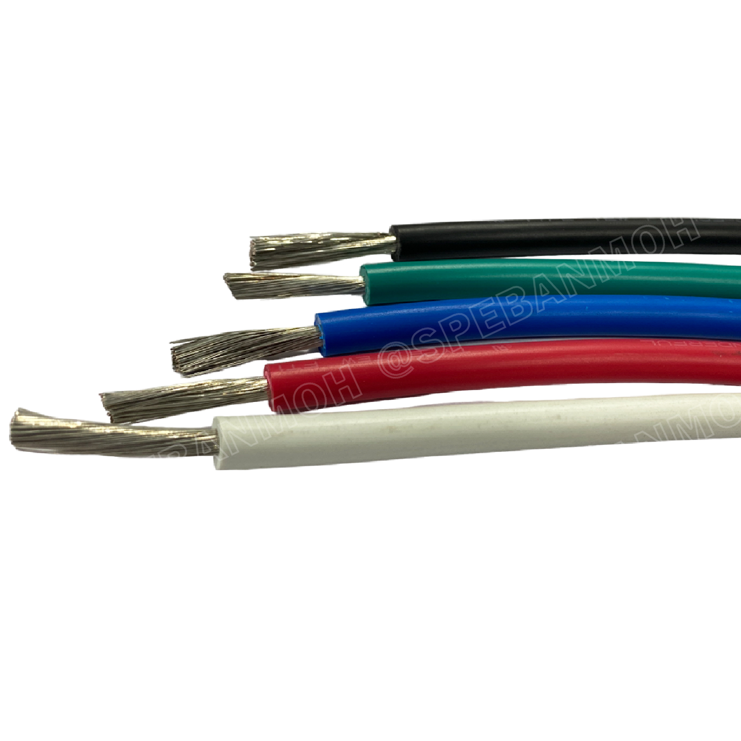 [ 1 เมตร ] HK-08-1015 สายไฟเดี่ยว 8 AWG UL 1015 105°C 600V 8AWG ( 8.35 mm2 ) สายไวริ่ง Hook Up Wire สายไฟเดี่ยว ไส้เงิน ชุบนิกเกิล Nickel Plate UL1015 E157734 AWM 1015 VW-1 105° 600V AWG 8 H.W.G. IA FT1 Lead Free สายวายริ่งวงจร