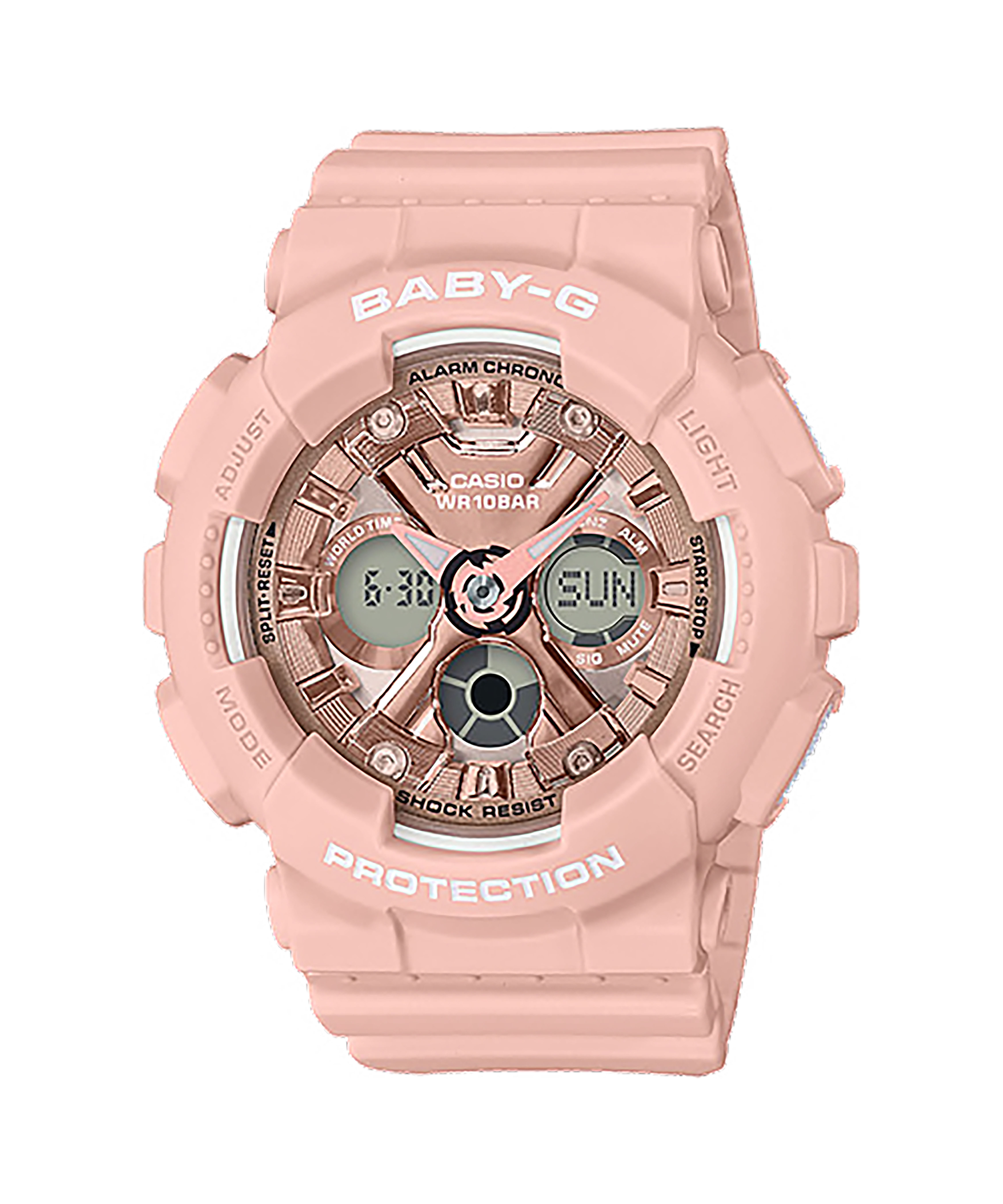 CASIO BABY-G รุ่น BA-130-4ADR สีนู๊ด สินค้าของเเท้ รับประกันศูนย์ CMG