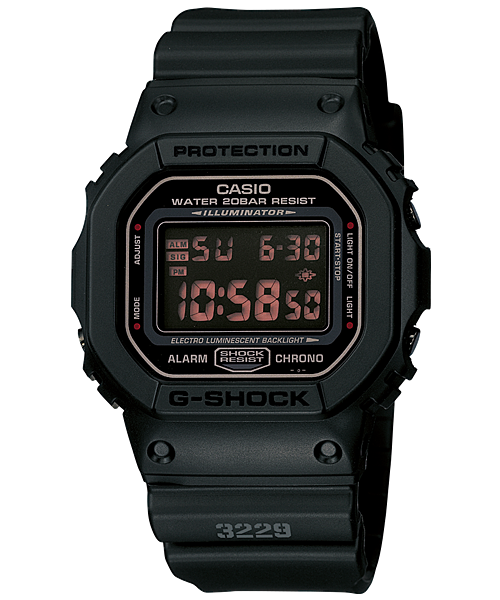 CASIO G-SHOCK รุ่น DW-5600MS-1DR สีดำ สินค้าของเเท้ รับประกันศูนย์ CMG