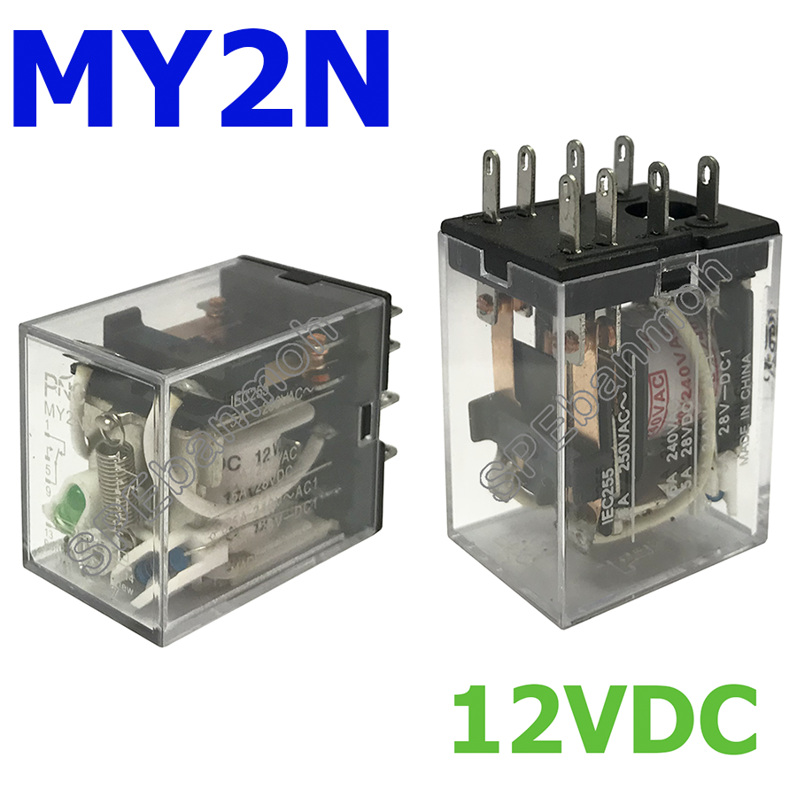 MY2N-12DC รีเล์ย์ MY2 (MY2 Relay) 12VDC 5A 250VAC 5A 28VDC