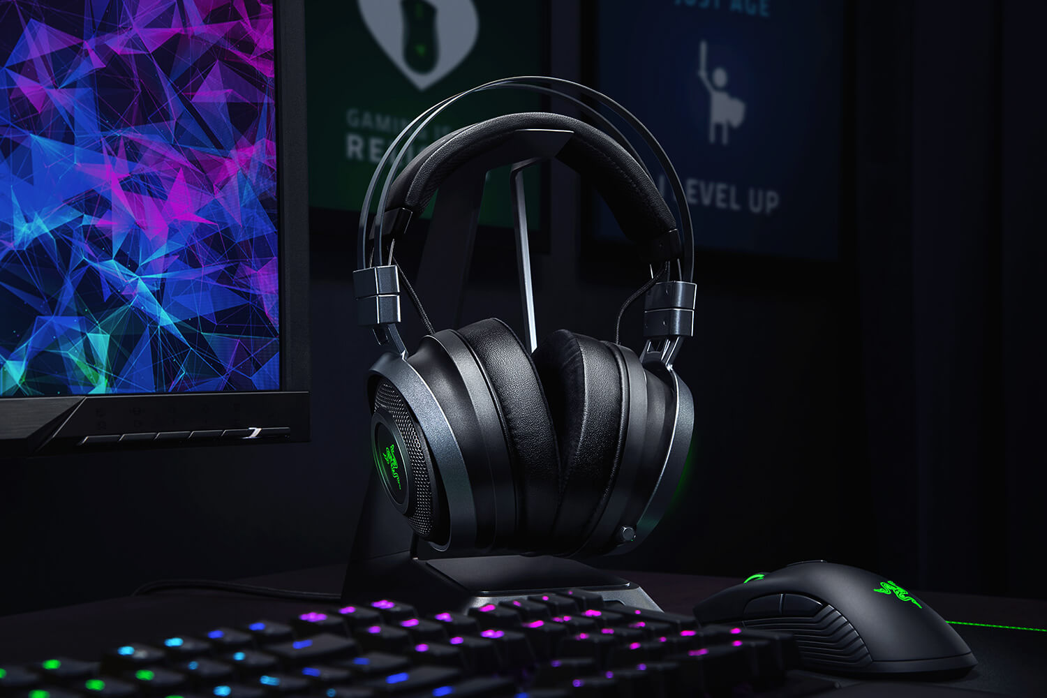 Razer Nari Ultimate - Wireless Gaming Headset with HyperSens รับประกันซินเน็ค