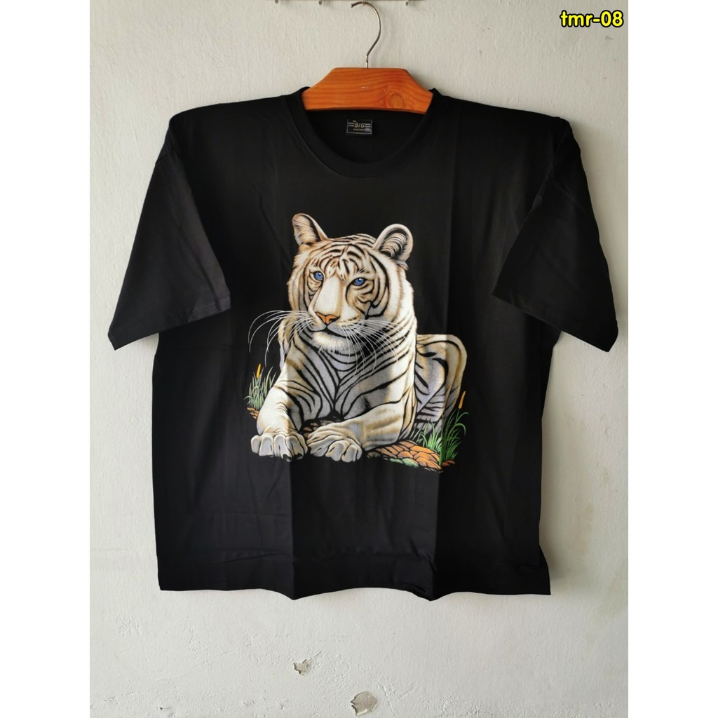 ไซต์ใหญ่ 2-6XL เสื้อยืดคนอ้วน ผู้ชาย คอกลม แขนสั้น สกรีนลาย(7-12)