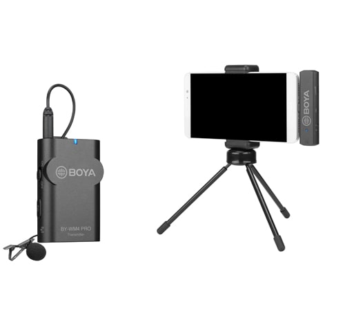 BOYA BY-WM4 PRO-K5 2.4GHz Wireless Microphone For android devices รับประกันสินค้า 2 ปี