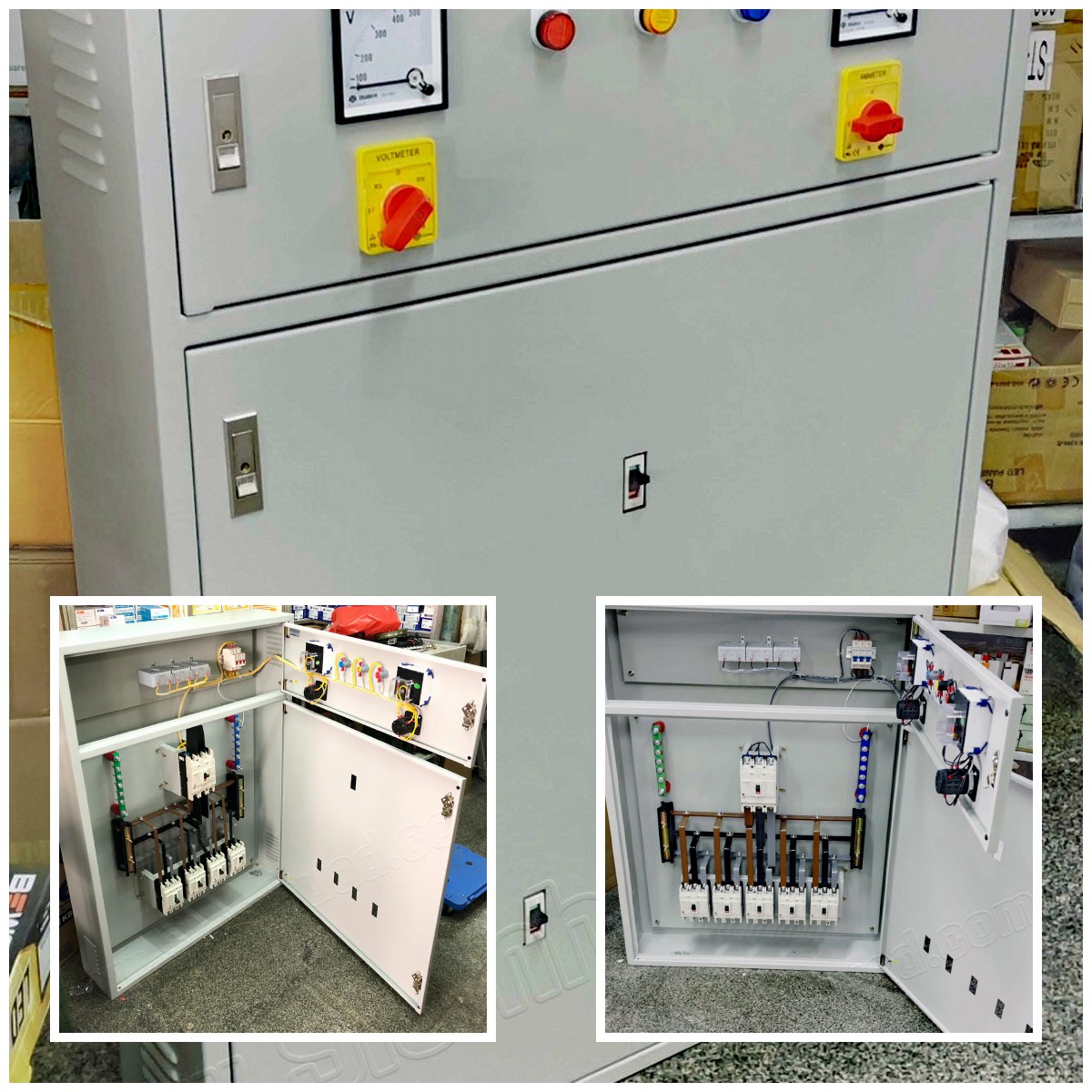 ตู้ MDB ควบคุมกระแสไฟ ประหยัดพลังงาน ตู้เมนเบรกเกอร์ อุปกรณ์ (MCCB) MITSUBISHI, Miniature Circuit Breaker, MAIN DISTRIBUTION BOARD (KJL), PANEL METER, SELECTOR SWITCH, Control Switch, Current Transformer