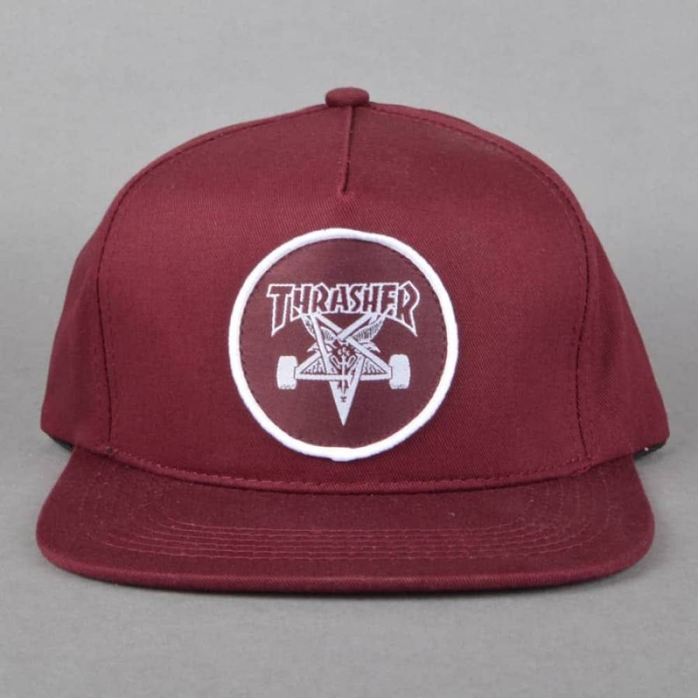 Thrasher Skategoat Snapback Maroon