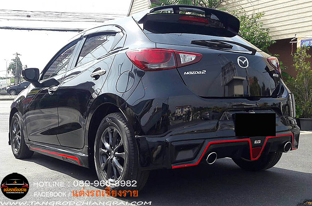 ชุดแต่งรอบคัน SPORT RACING MAZDA 2 5 ประตู SKY ACTIVE 2015-2019