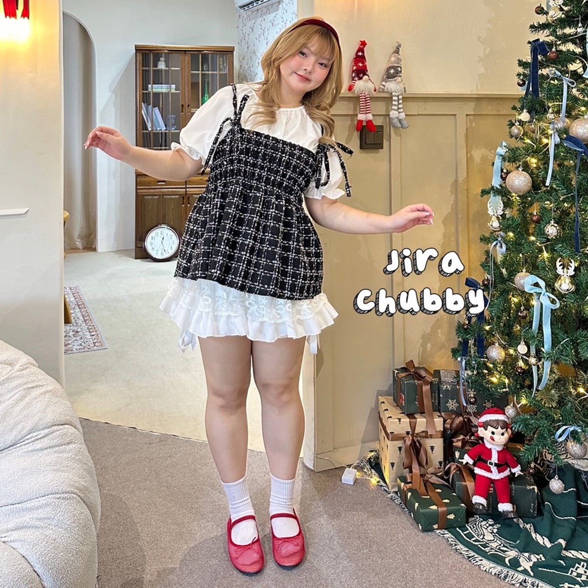 J069 เสื้อสาวอวบ งาน2ชิ้น เสื้อสายเดี่ยวมาพร้อมเสื้อตัวใน อกได้ถึง48 นิ้ว ขาว แดง ดำ อก38-48 นิ้ว