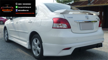 สปอยเลอร์ มีไฟเบรค V.1 สำหรับ Vios 2007-2012