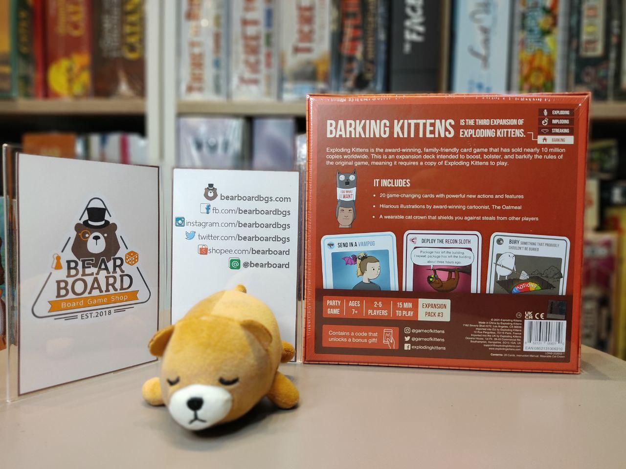 Exploding Kittens: Barking Kittens ภาคเสริมบอร์ดเกมของแท้