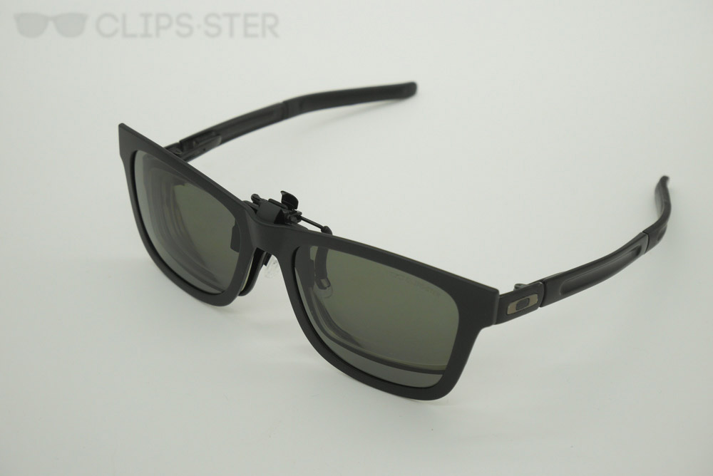 คลิปออนกันแดด Clipsster รุ่น Wayster O Signature Edition กรอบดำเลนส์เทาเขียว