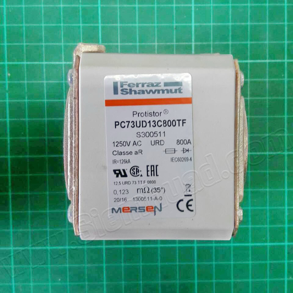 SEMICONDUCTOR PROTECTION FUSES Square-body Protistor size 73 aR, 600 to 1250VAC (IEC) / 1300VAC (UL) (Ferraz Shawmut, MERSEN)