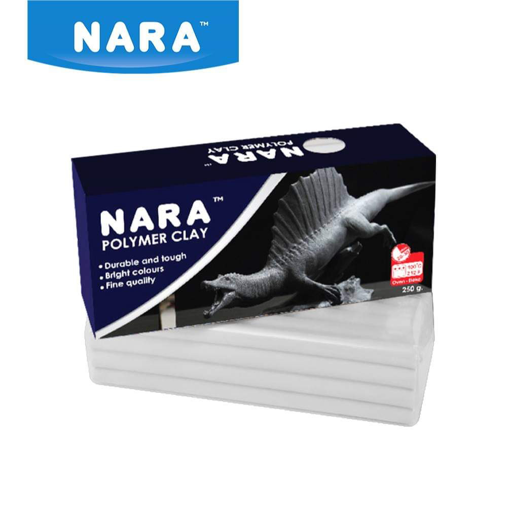 NARA Polymer Clay - White