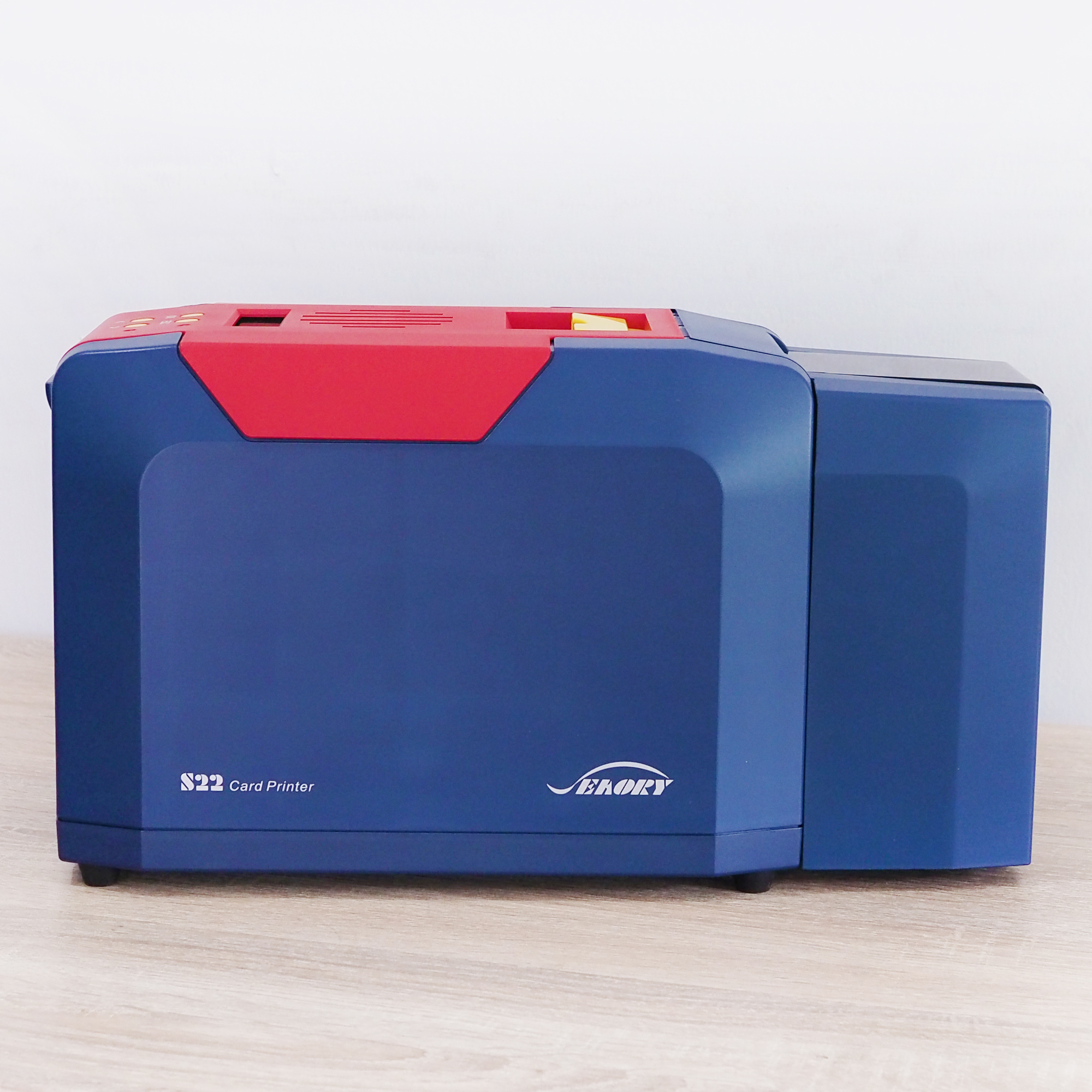 เครื่องพิมพ์บัตรพลาสติก พิมพ์บัตรพนักงาน บัตรข้าราชการ บัตรประจำตัว บัตรนักเรียน แบบสองหน้า Card printer Thermal dye-sublimation direct to card Seaory S22 Dual sided