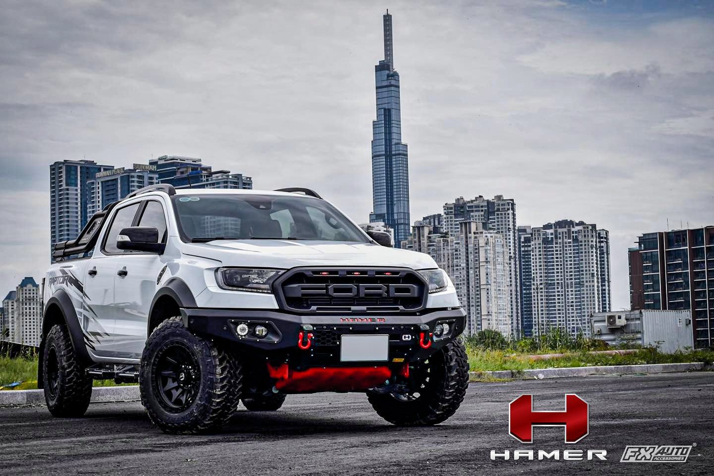 กันชนหน้า HAMER KING SERIES BULL BAR Ford Ranger 2015-2021