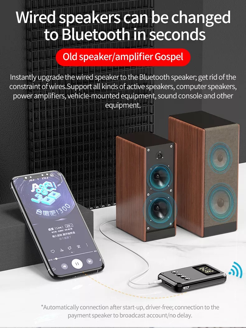 เครื่องเล่น MP3 บูลทูธ MP3 Player Bluetooth LCD Music เมม16GB+ตัวอ่านการ์ด+สาย AUX+สายชาร์จ อุปกรณ์เสริมครบเซ็ต!!