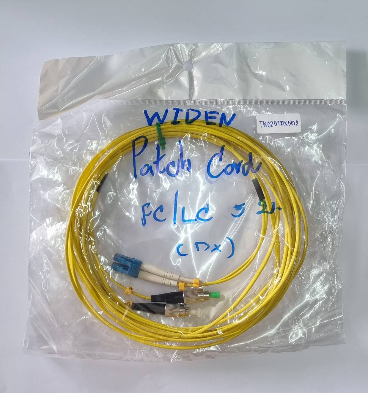Widen Patch cord FC/UPC-LC/UPC-SM-DX-2.0-5M