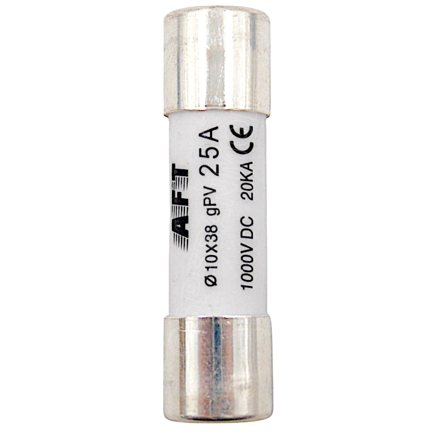 [ 1 ชิ้น ] AFPV-10x38 AFT ลูกฟิวส์ DC 10X38 mm 1000VDC 20kA ฟิวส์ดีซี Fuse DC สำหรับ โซล่าเซลล์ ลูกฟิว PV ฟิวส์กระบอก สำหรับโซล่าเซลล์ Fuse Link Solar PV ป้องกันกระแสเกิน ป้องกันลัดวงจร ฟิวส์กระเบื้อง ลูกฟิวส์ ฟิวส์กระบอก