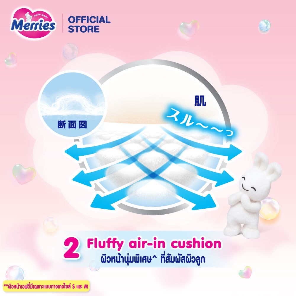 Merries Pants Super Jumbo ผ้าอ้อมเด็กเมอร์รี่ส์ชนิดกางเกง ไซส์ S-XXL