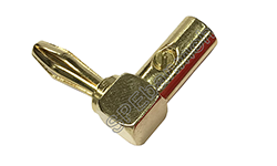 BNN-025 ∅4 mm ปลั๊กกล้วย/บานานา (Banana plug) ชุบทอง N/A