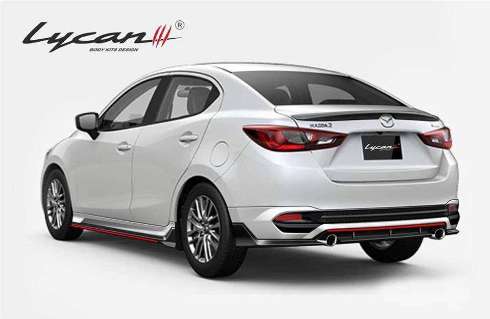 ชุดแต่งรอบคัน LYCAN MAZDA 2 2020 (4 ประตู)