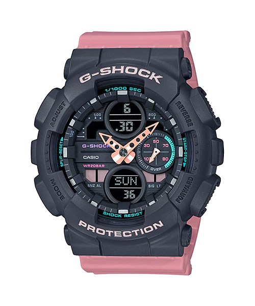 CASIO G-SHOCK Mini รุ่น GMA-S140-4ADR สีดำ สายชมพู สินค้าใหม่ ของแท้ รับประกันศูนย์ CMG