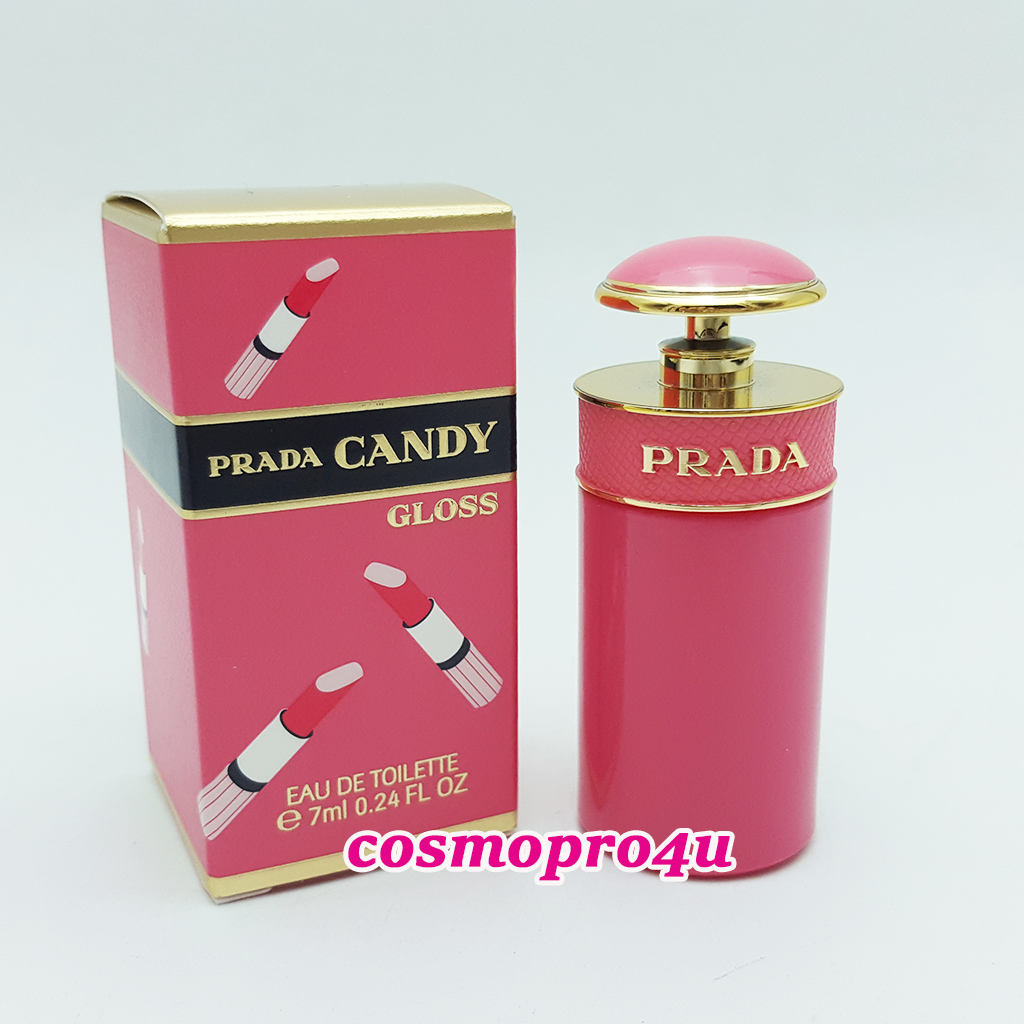น้ำหอม PRADA Candy Gloss EDT 7ml พราด้า แคนดี้ กลอส กลิ่นหอมหวานผลไม้