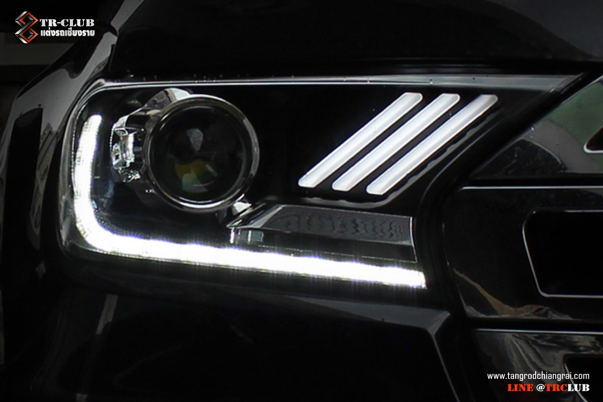 ไฟหน้า BI-LED โปรเจคเตอร์ Mustang Ford Ranger/Everest/Raptor 2015-2021