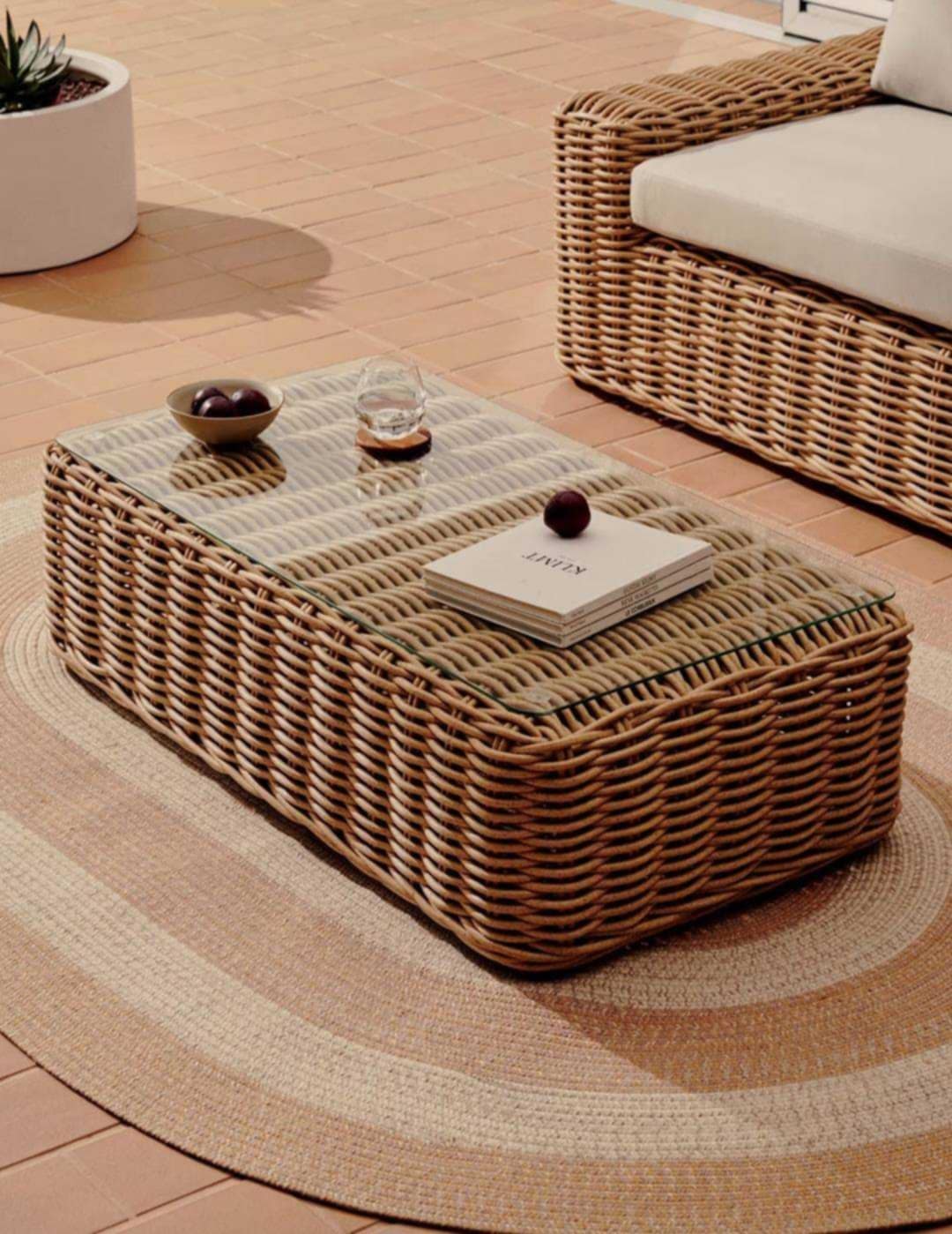 Rattan Minimal Sofa set (สำหรับ 3-4 ที่นั่ง)