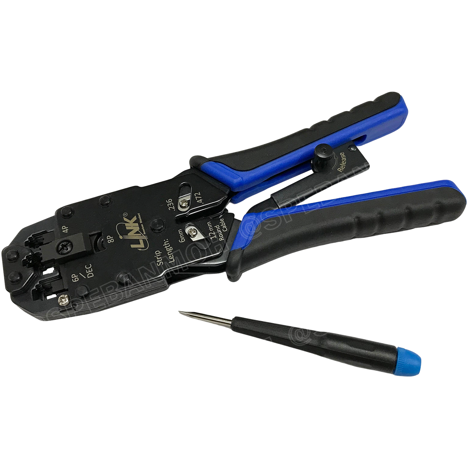 TL-1101R คีมเข้าหัวสาย Lan สายโทรศัพท์ RJ45 Crimper RJ45 Crimping Tool RJ45 RJ11 4 Pos PROFESSIONAL CRIMP TOOL ย้ำสายแลน ย้ำสายโทรศัพท์ ย้ำ RJ11 ย้ำ RJ45 คีมย้ำ LINK คีมย้ำสายแลน คีมย้ำสายโทรศัพท์ เครื่องมือเข้าหัวแลน เข้าหัวโทรศัพท์ เข้าหัว RJ45 เข้าหัว