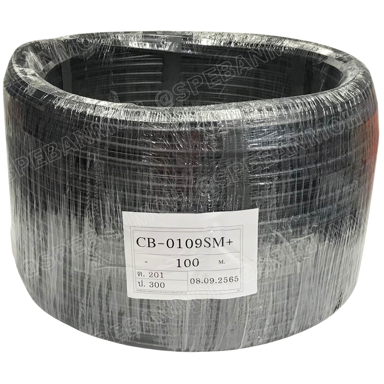 [ 5 เมตร ] CB-0109SM+ สาย Coaxial สาย RG6 สลิง รุ่น CB-0109SM+ RG 6/U Outdoor, w/ Messenger, 96% Shield STANDARD+ LINK CB-0109SM+ RG 6/U OUTDOOR COAXIAL CABLE, 96% Shield, BLACK PE w/ Messenger, STANDARD+ สาย RG-6 พร้อมสลิง กันสายหย่อน