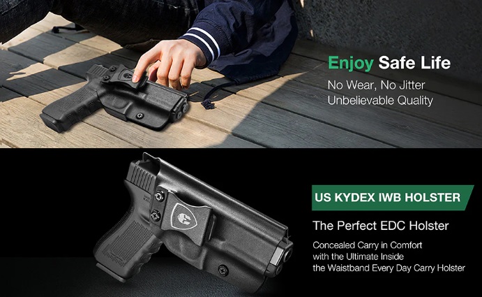 ซองพกใน 1911 Holster - IWB Kydex Holster Fit 1911 5'' No Rail Pistol, Right USA WARRIORLAND holster ส่งจากประเทศไทย
